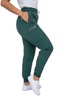 Foto 4 | Uniforme Quirúrgico Stretch Antifluidos Mujer Jogger Verde