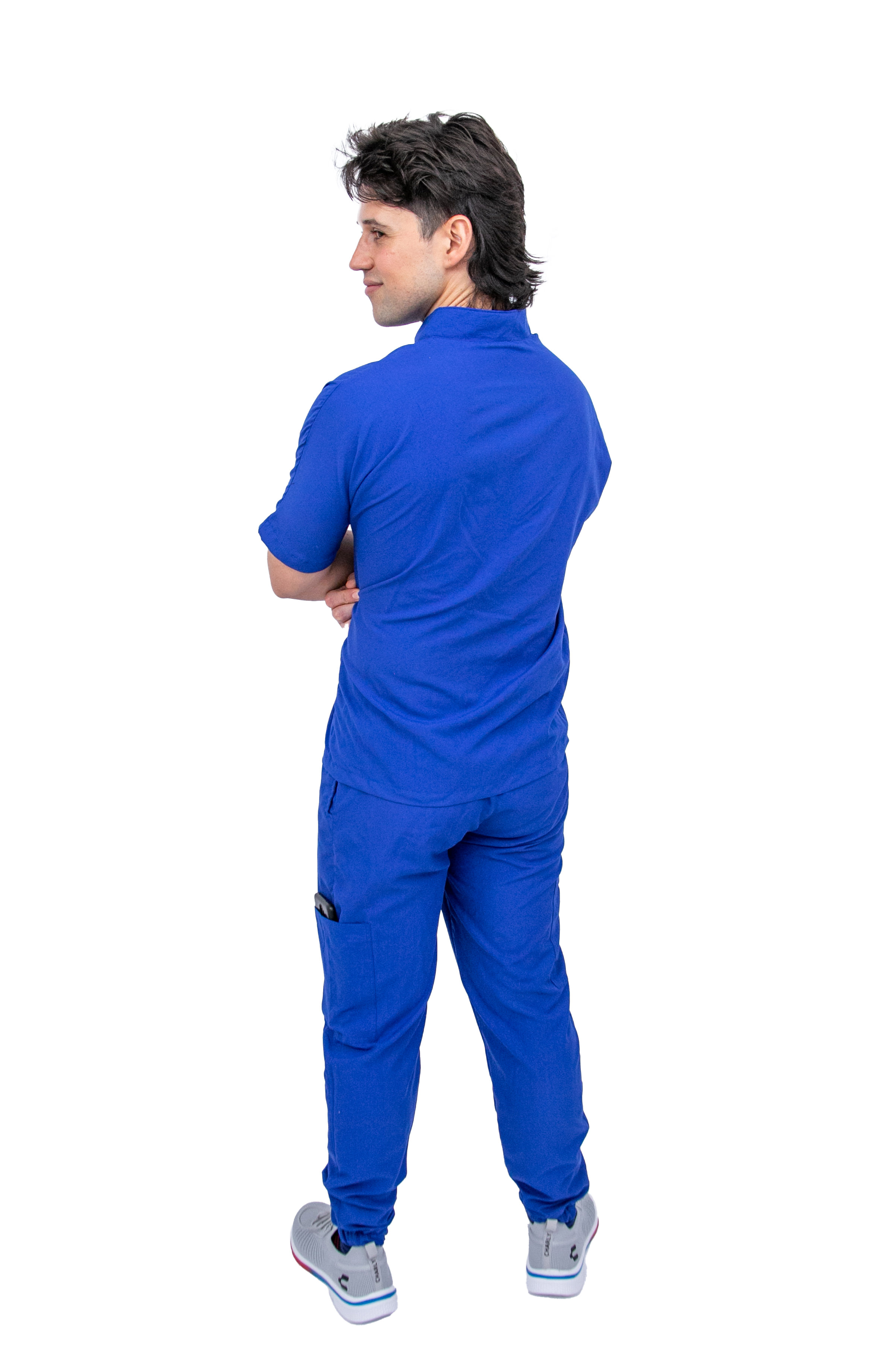 Foto 6 pulgar | Pijama Quirúrgica Azul para Hombre