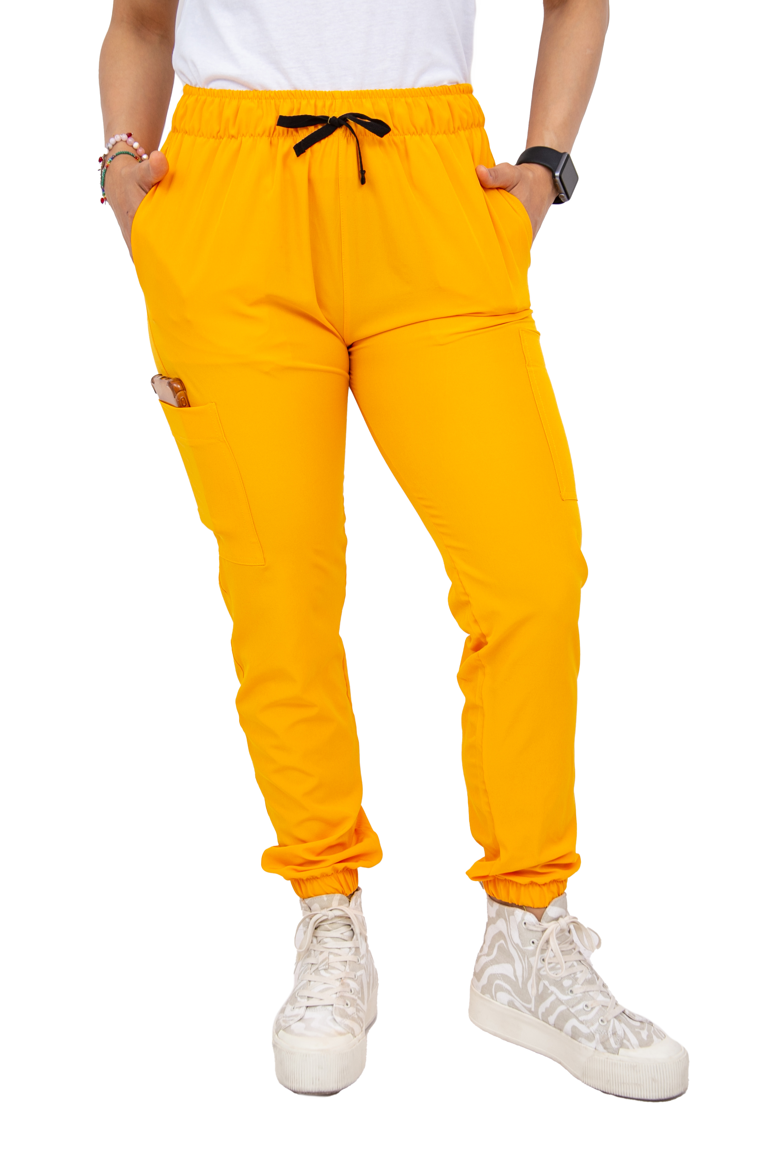 Foto 4 pulgar | Uniforme Quirúrgico Stretch Antifluidos Amarillo para Mujer