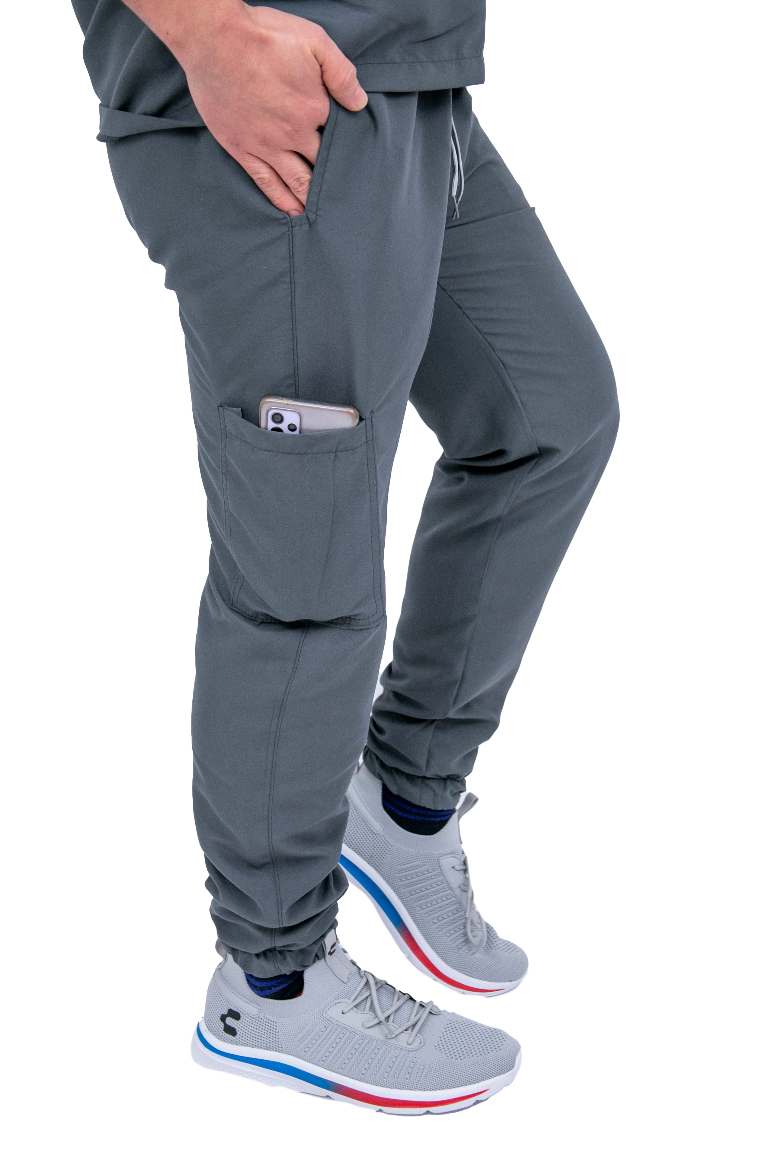 Foto 5 pulgar | Pijama Quirúrgica Gris Oxford para Hombre
