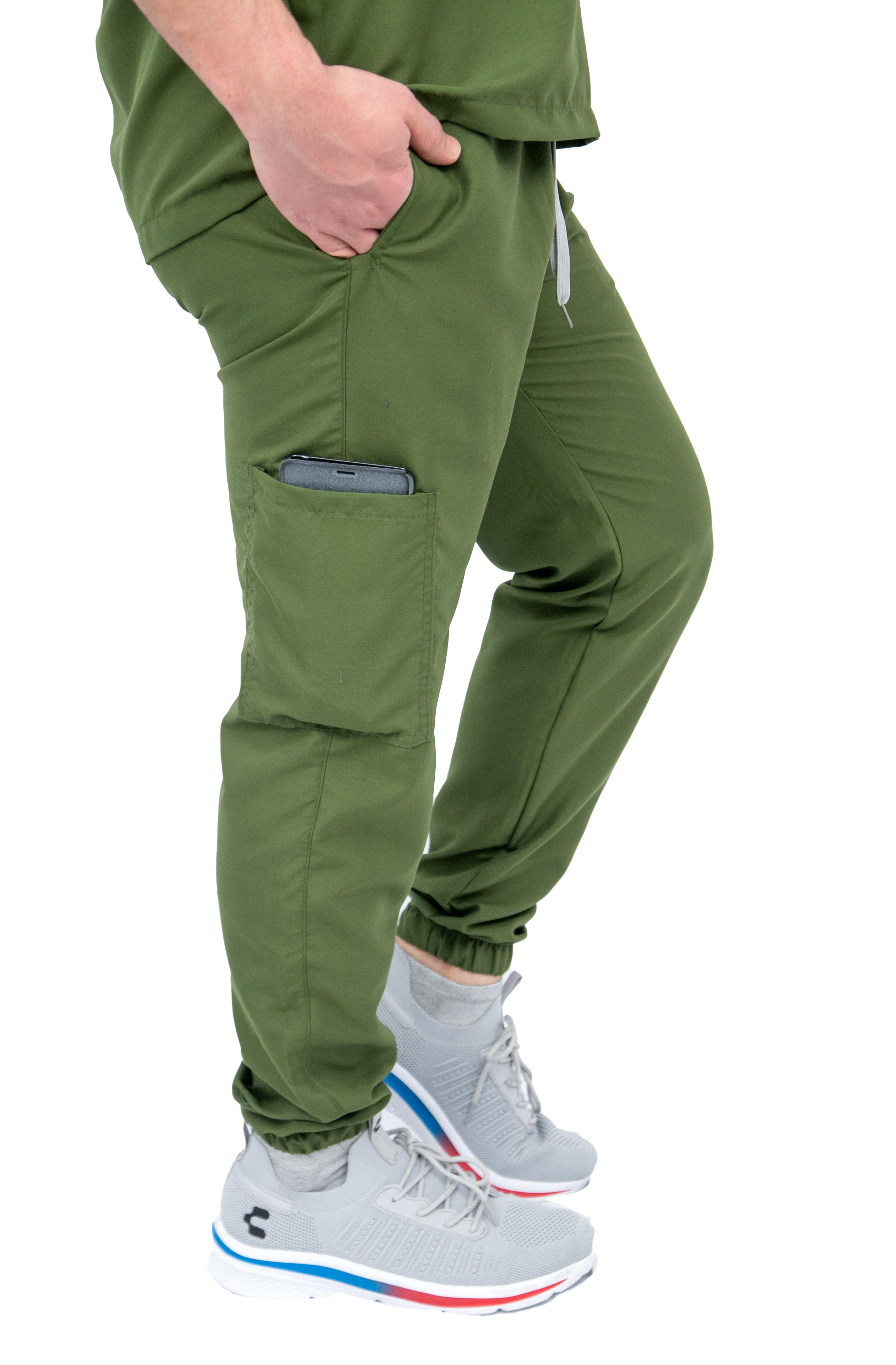 Foto 5 pulgar | Pijama Quirúrgica Verde Oliva para Hombre