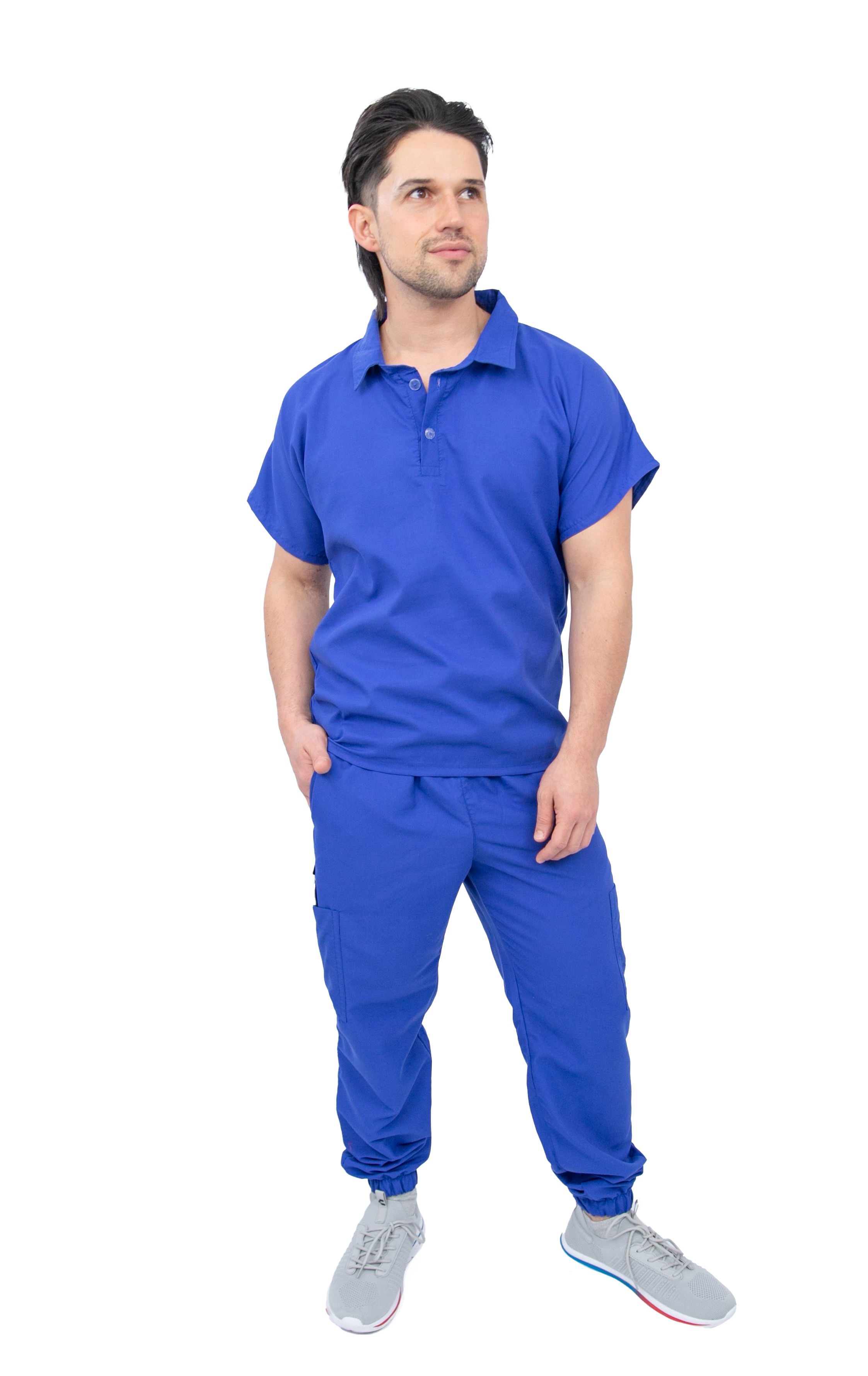 Foto 2 pulgar | Pijama Quirúrgica Azul para Hombre