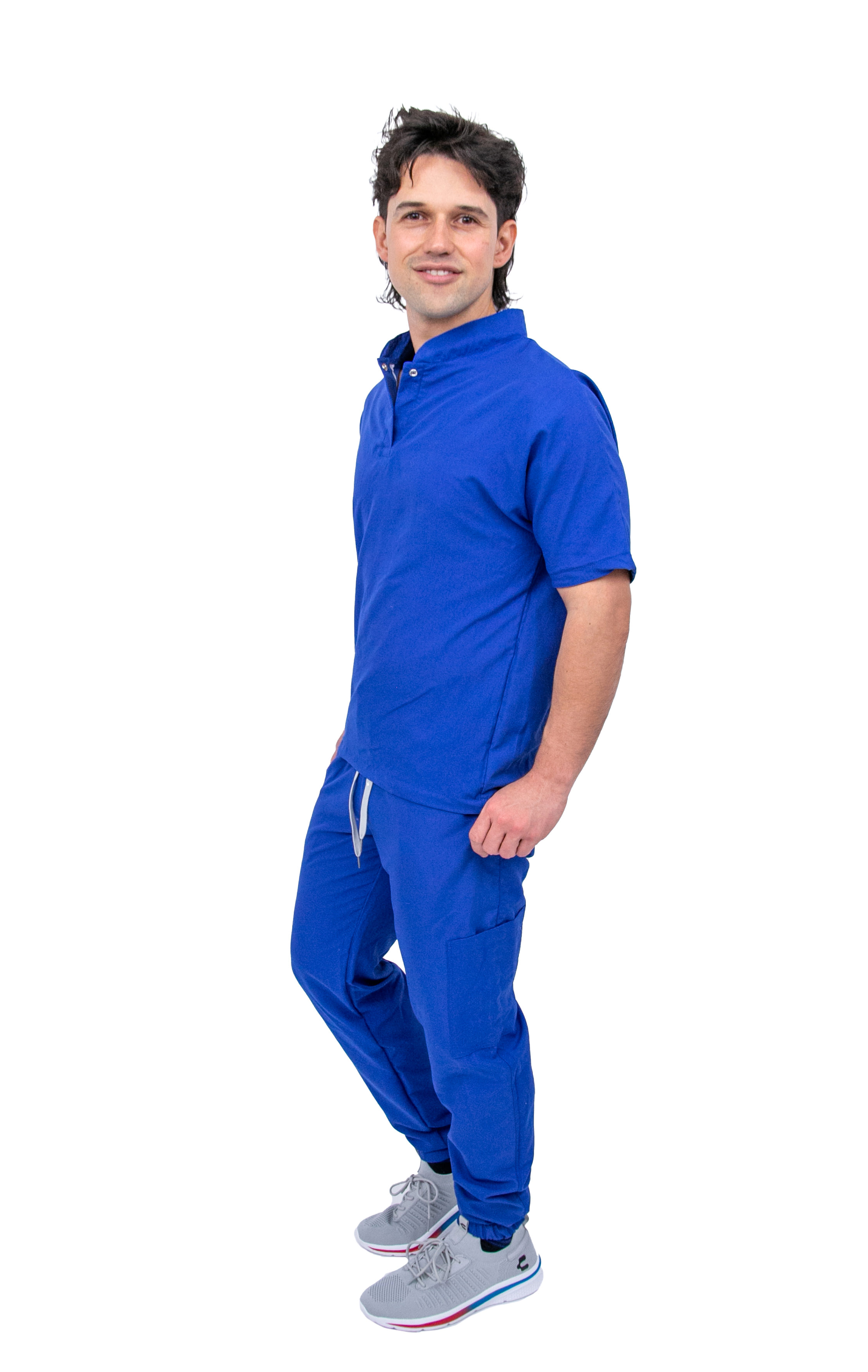 Foto 4 pulgar | Pijama Quirúrgica Azul para Hombre