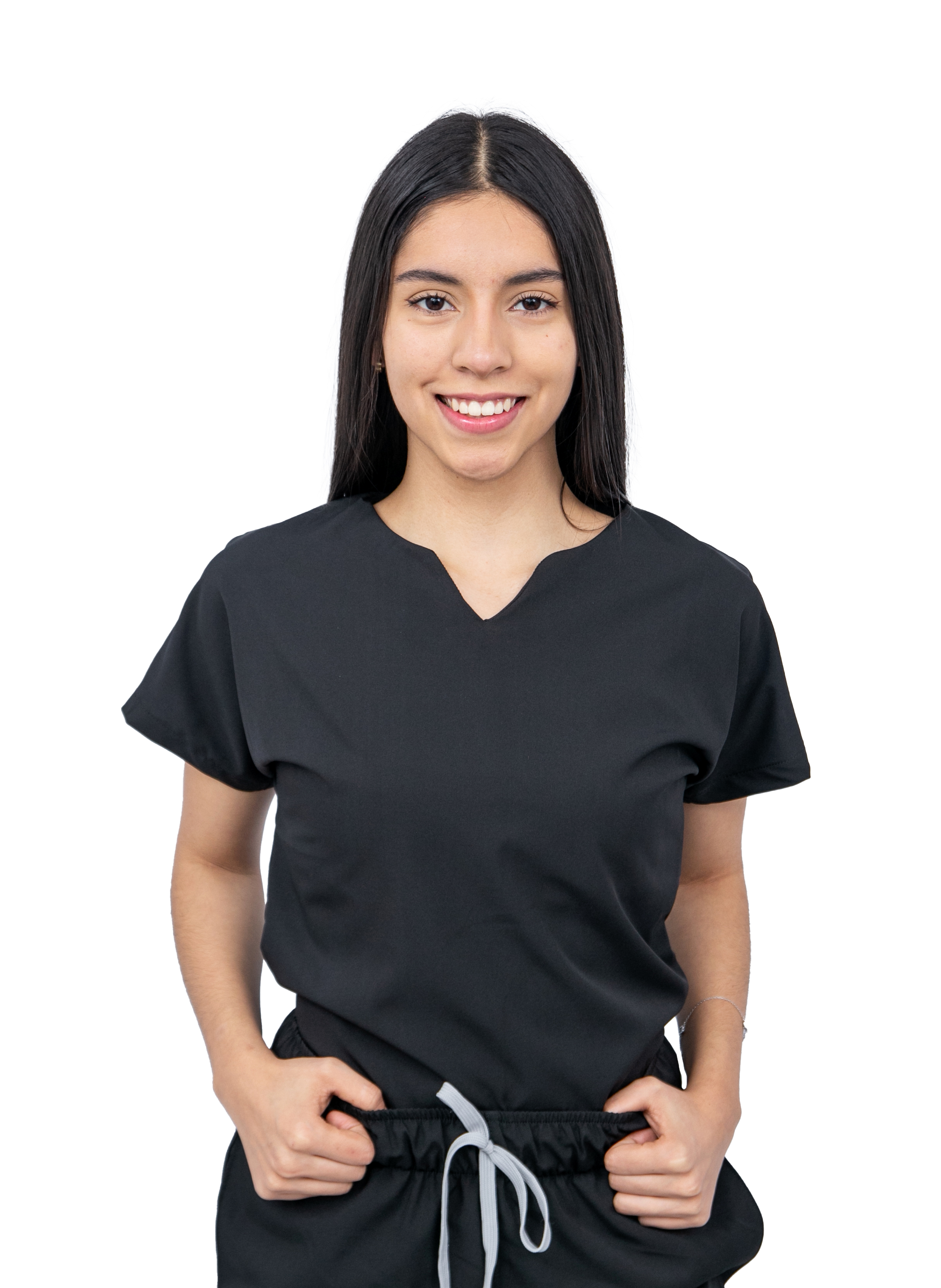 Foto 3 pulgar | Pijama Quirúrgica Antifluido Scrub Negra para Mujer