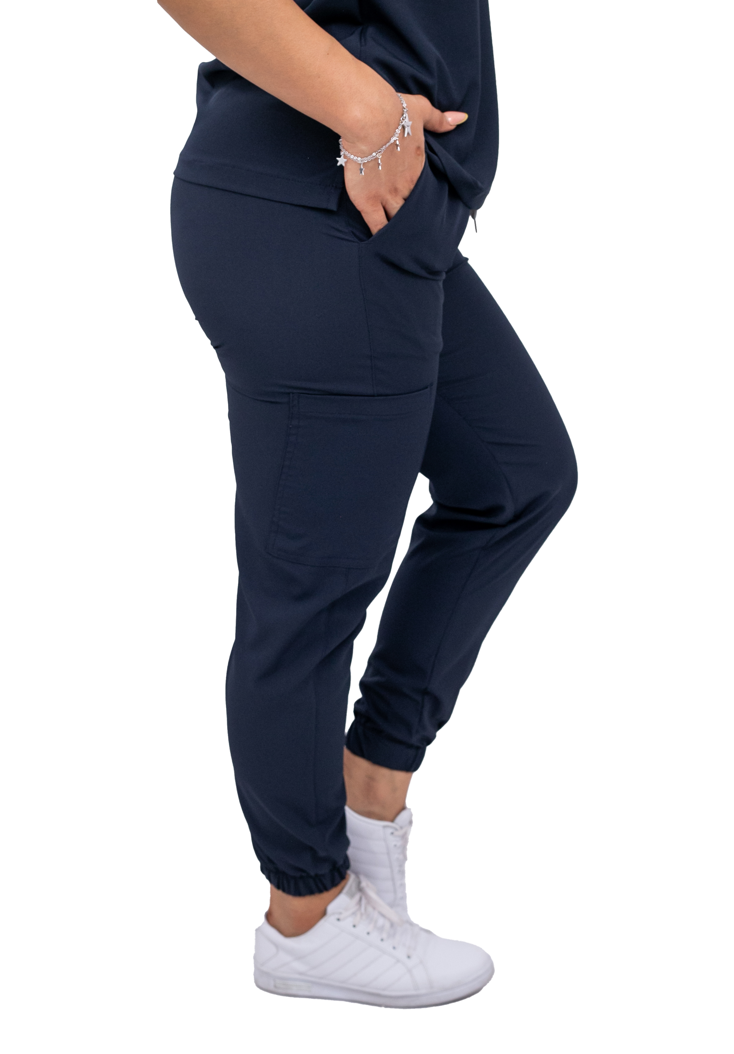 Foto 5 pulgar | Pijama Quirúrgica Antifluido Azul Marino para Mujer