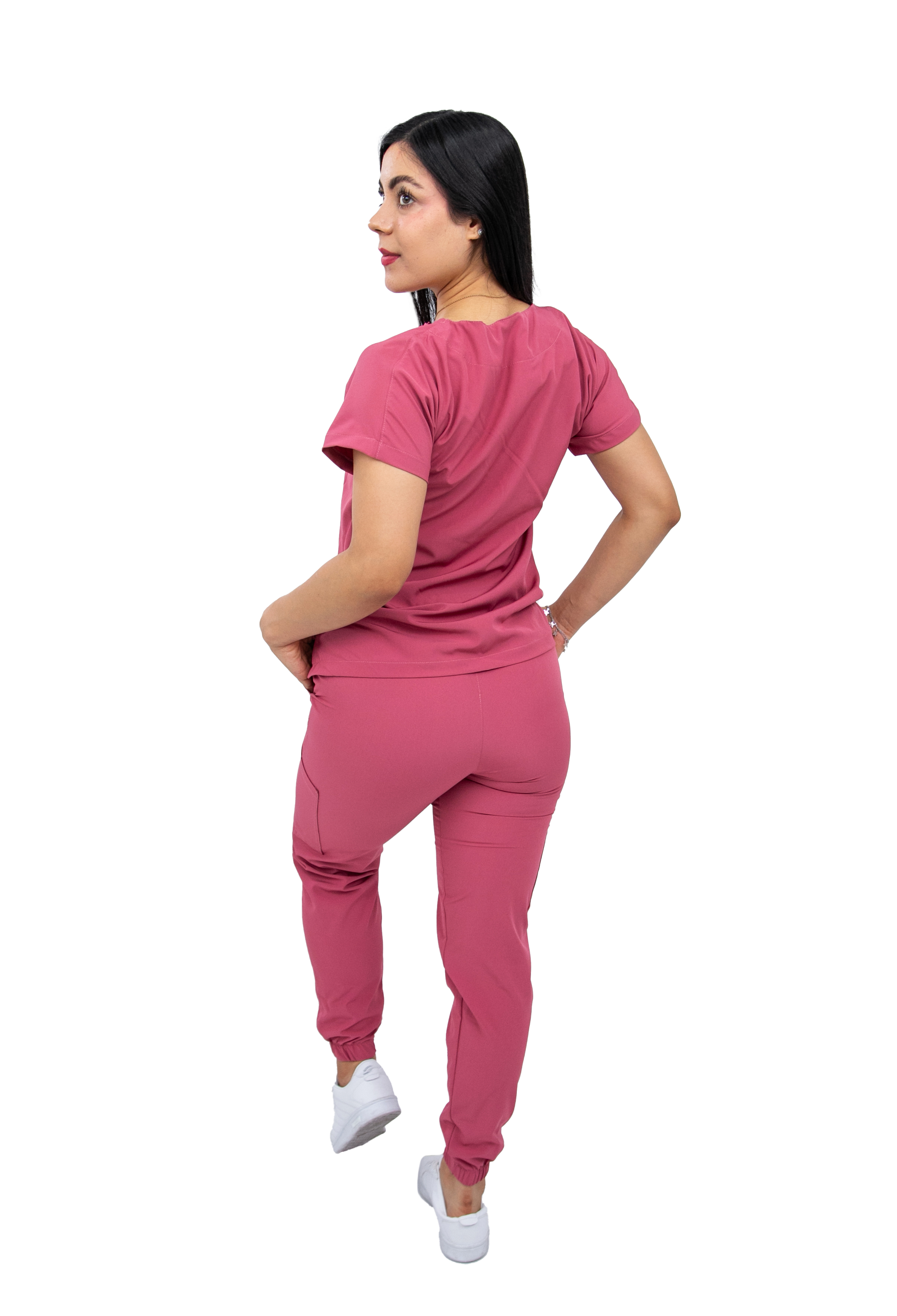 Foto 6 pulgar | Uniforme Quirúrgico Jogger Stretch Antifluido Scrub Nala Palo de Rosa