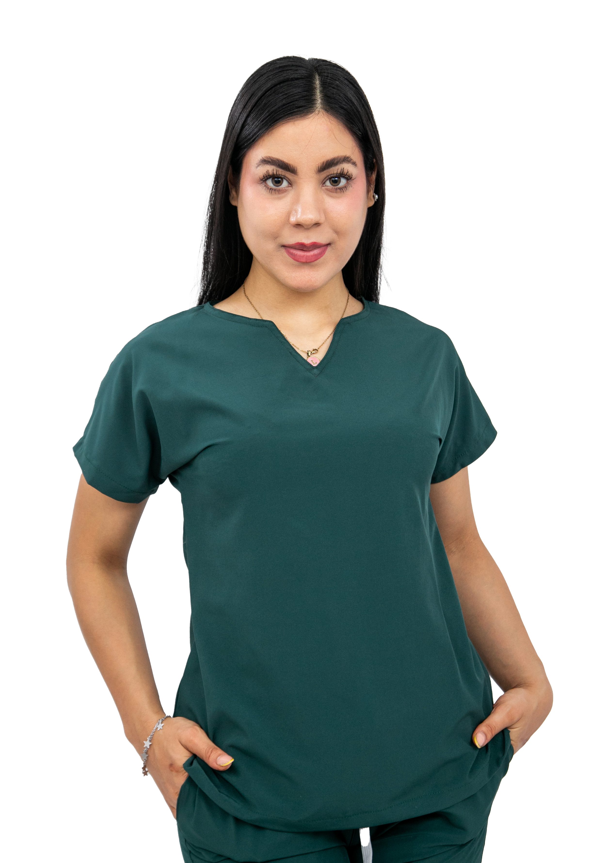Foto 3 pulgar | Uniforme Quirúrgico Jogger Stretch Antifluido Scrub Nala Verde