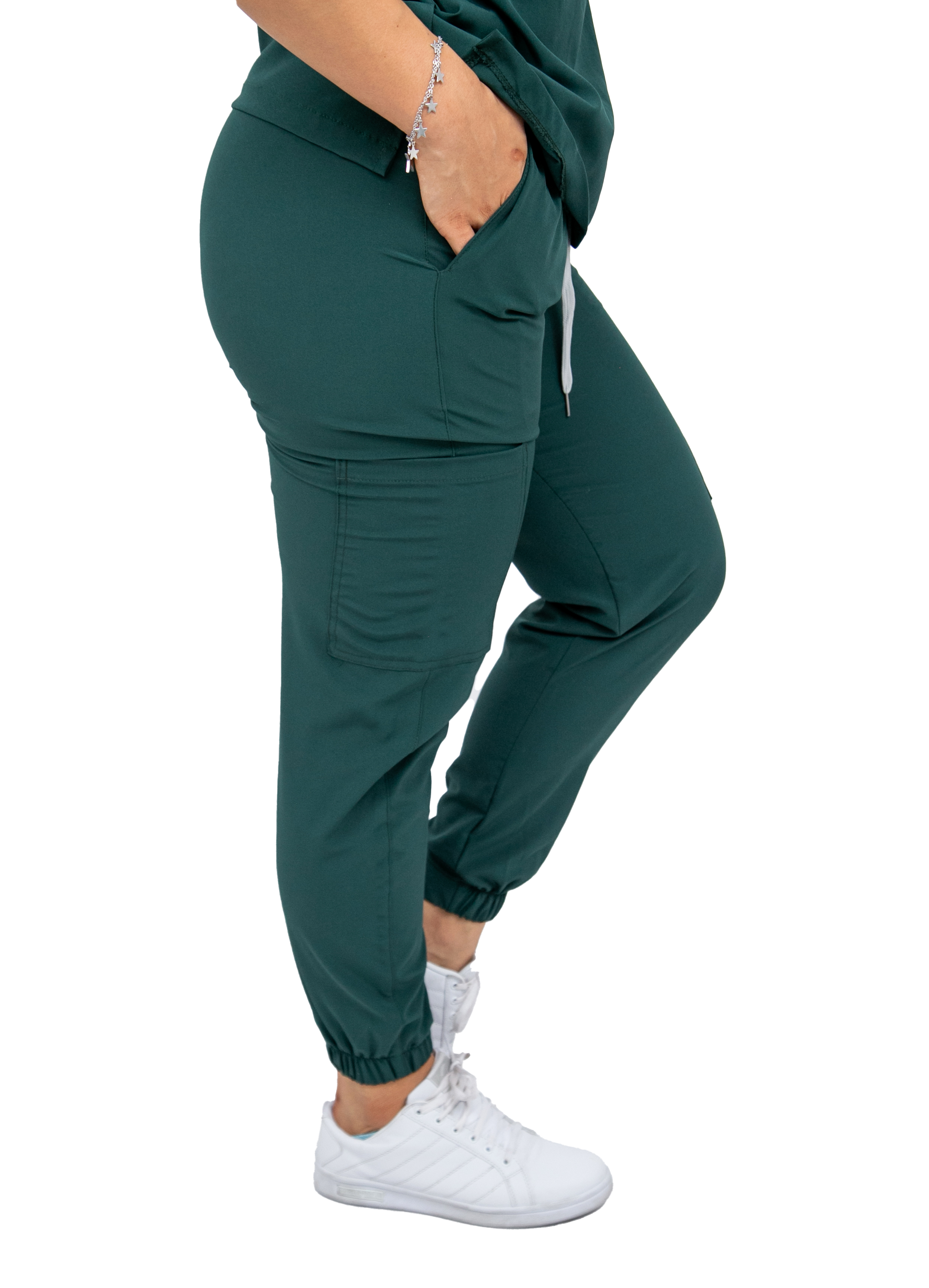 Foto 5 pulgar | Uniforme Quirúrgico Jogger Stretch Antifluido Scrub Nala Verde