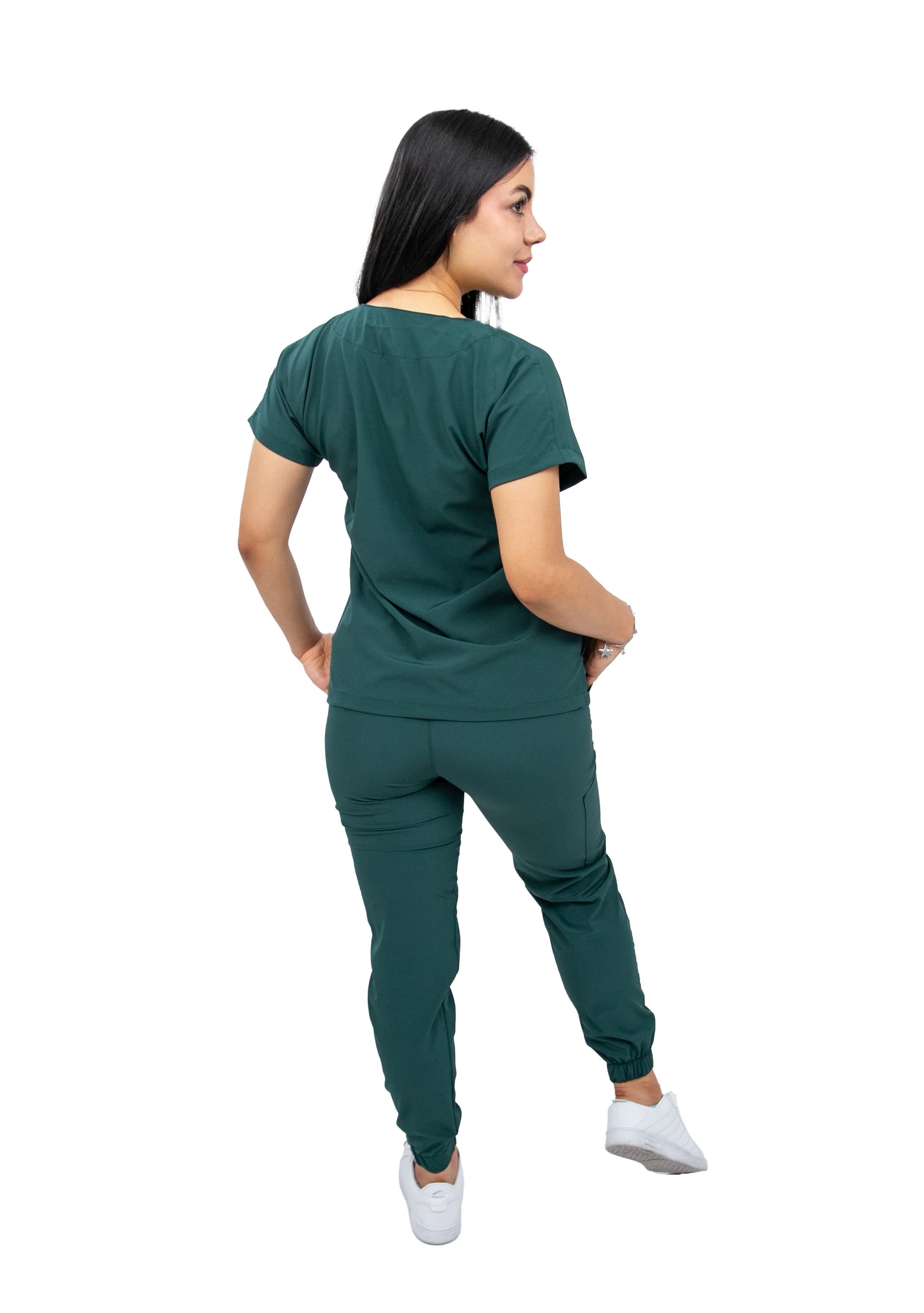 Foto 6 pulgar | Uniforme Quirúrgico Jogger Stretch Antifluido Scrub Nala Verde