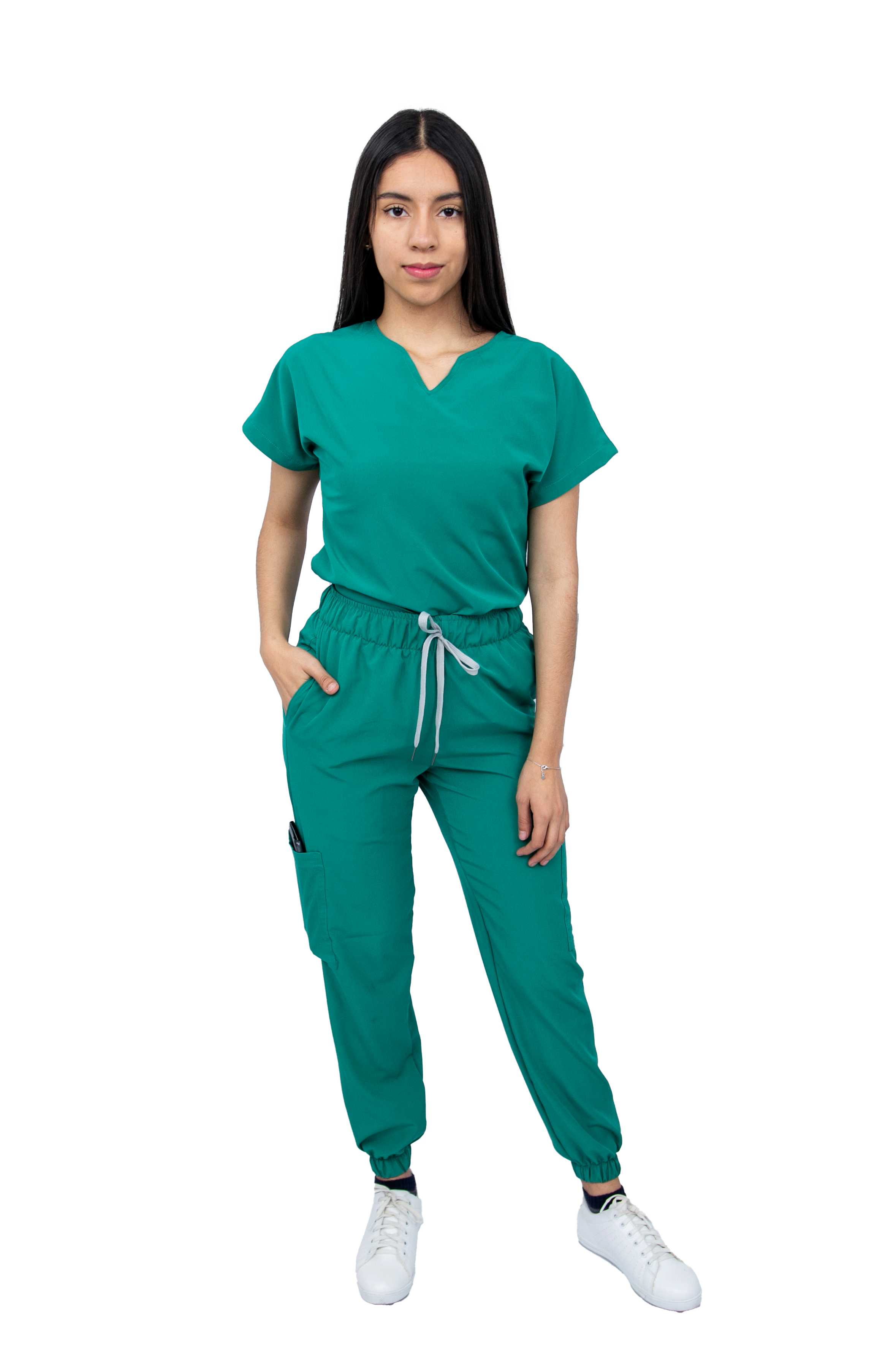 Foto 1 | Pijama Quirúrgica Verde para Mujer