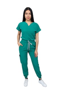 Foto 1 | Pijama Quirúrgica Verde para Mujer