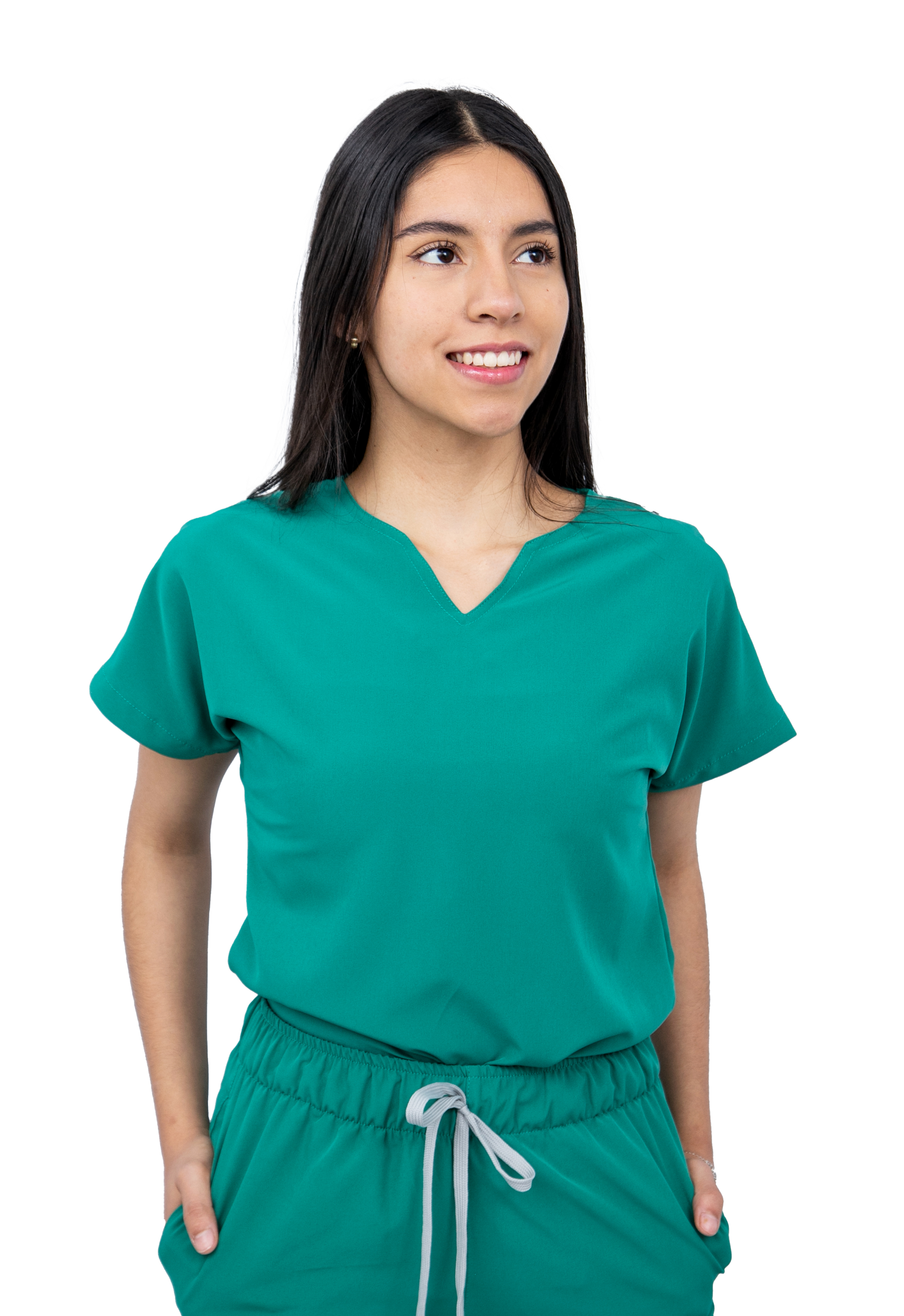 Foto 2 | Pijama Quirúrgica Verde para Mujer