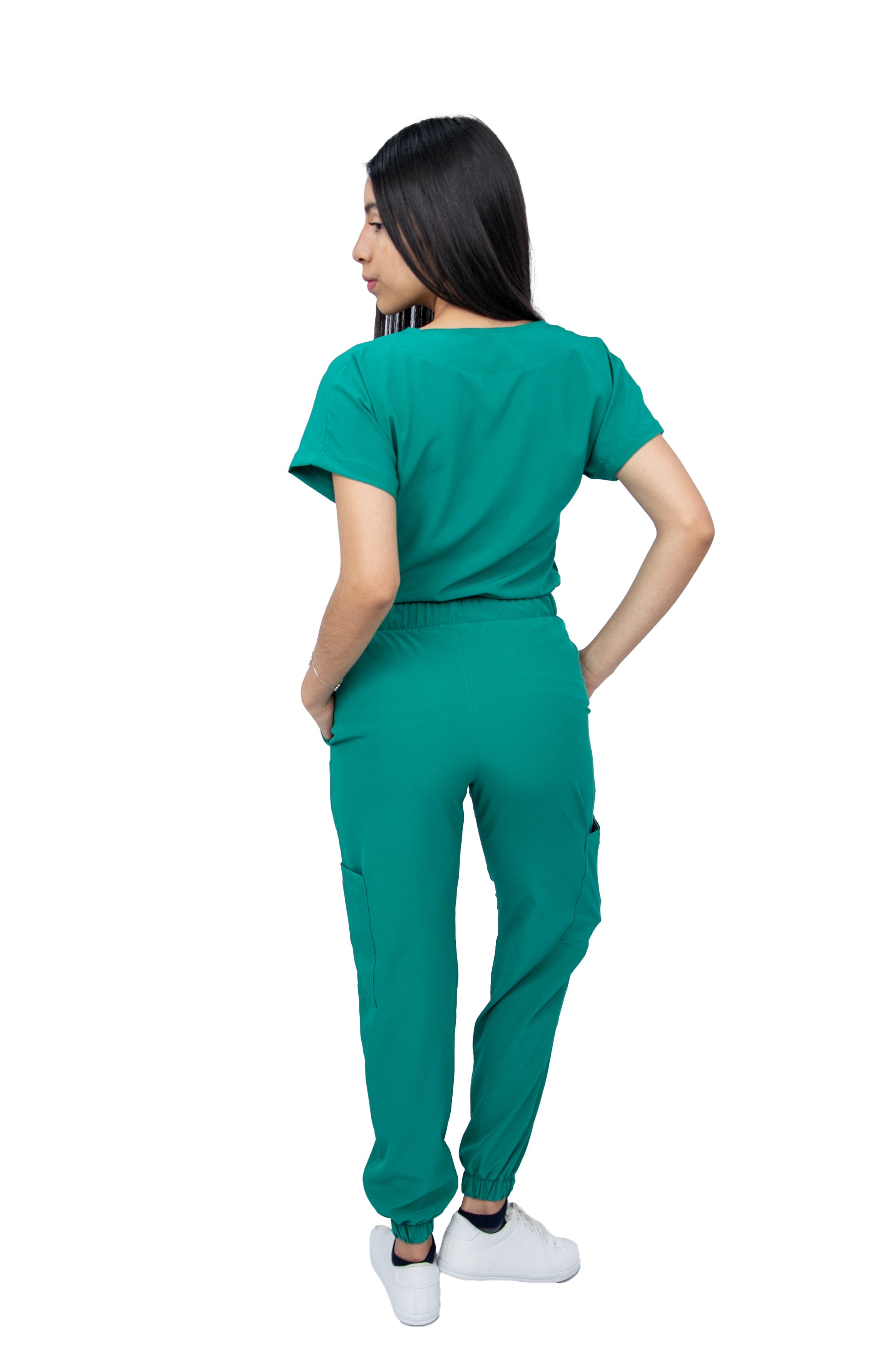 Foto 5 | Pijama Quirúrgica Verde para Mujer