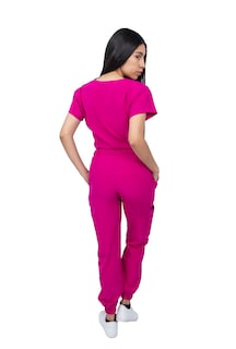 Foto 5 | Pijama Quirúrgica Antifluido Scrub Nala Rosa para Mujer
