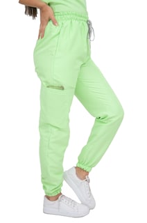 Foto 5 | Pijama Quirúrgica Para Mujer Antifluido Pistache Pantalón Jogger Stretch Scrub Kolorum Modelo V