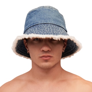 Foto 5 | Gorro Bucket Hat MCHK Azul con Borrego