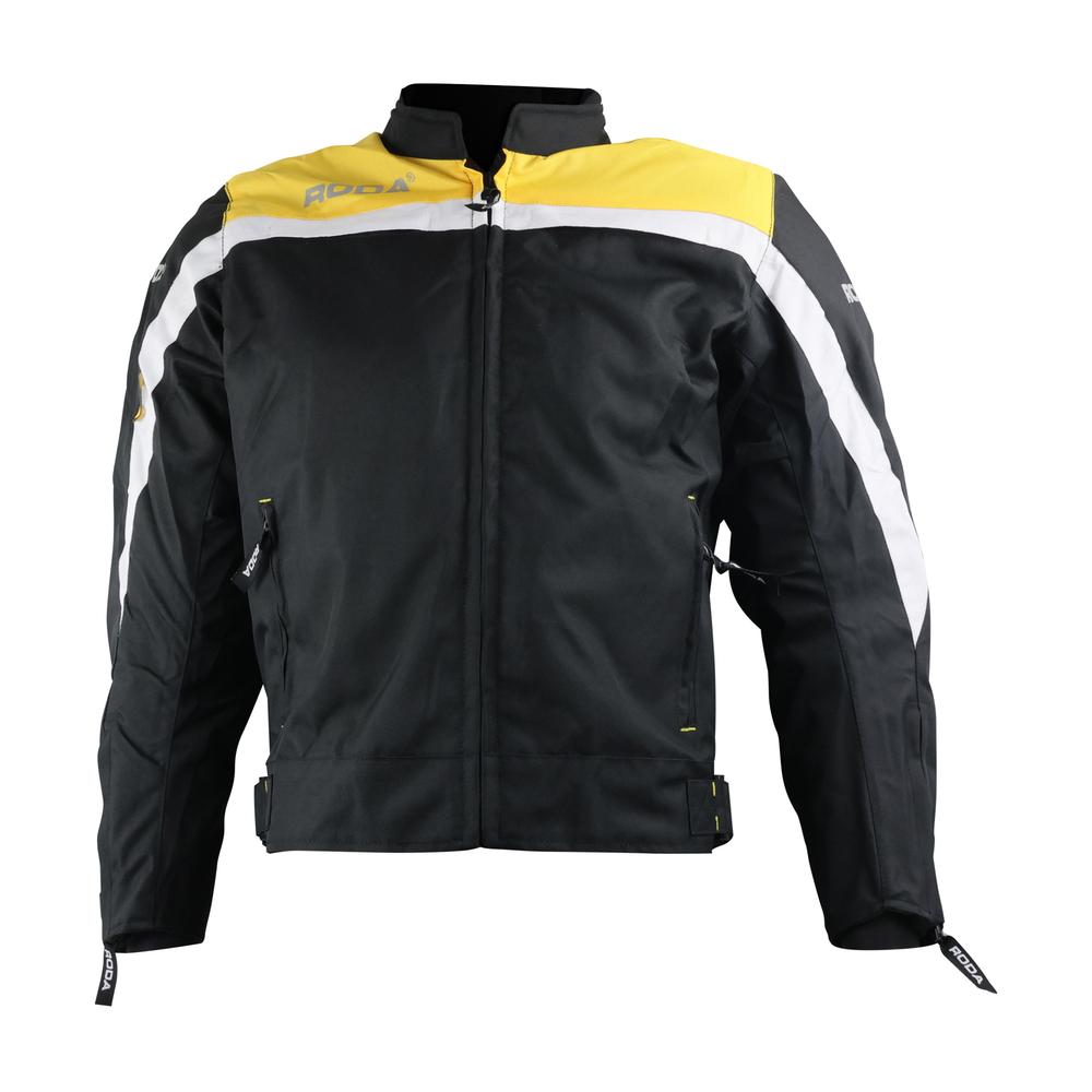 Chamarra Roda Spartan Negro y Amarillo $2,050