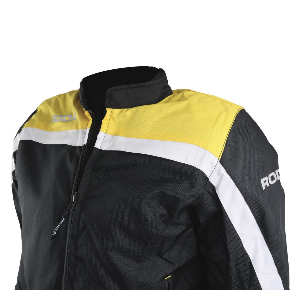 Foto 4 pulgar | Chamarra Roda Spartan Negro y Amarillo