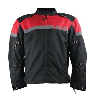 Foto 1 | Chamarra Roda Sentinel Negro y Rojo