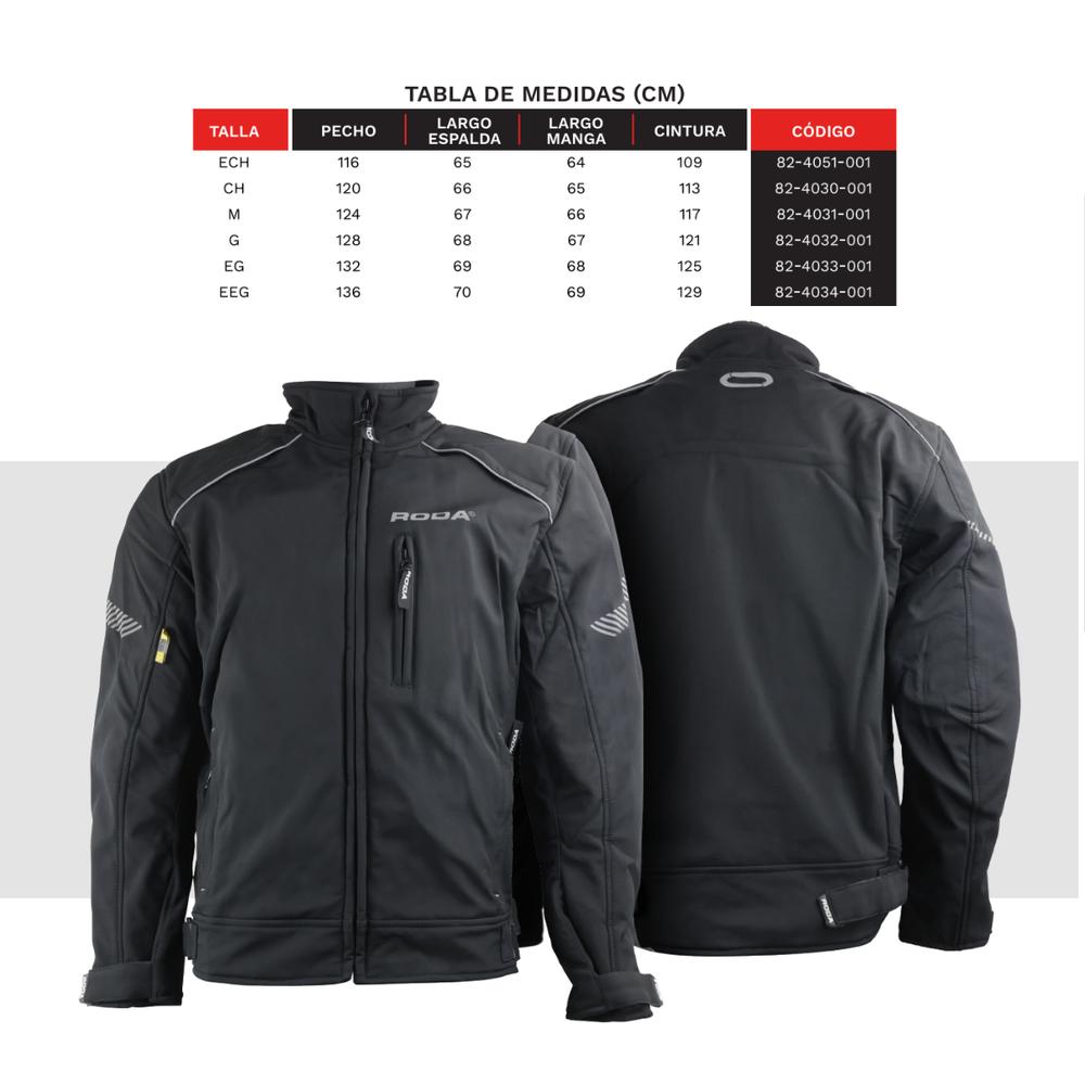Foto 7 pulgar | Chamarra Hunter Negro Soft Shell Roda Negro