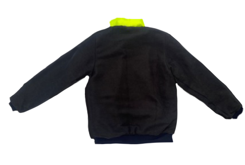 Foto 4 pulgar | Chamarra Forro Polar Impermeable Alta Visibilidad