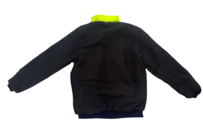 Foto 3 | Chamarra Forro Polar Impermeable Alta Visibilidad