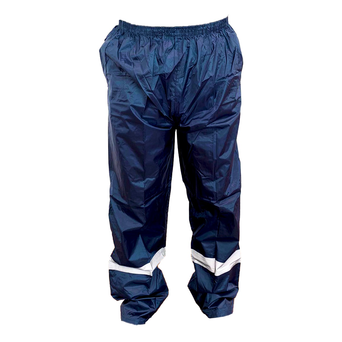 Foto 4 pulgar | Impermeable Motociclista Brigadista Reflejante Azul Marino