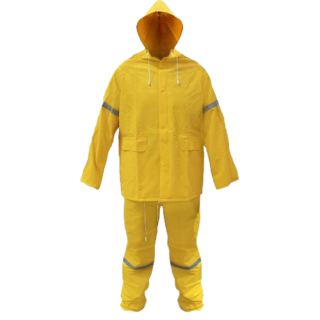 Foto 4 | Impermeable 2pz Para Lluvia Alta Visibilidad Mr Dz1002