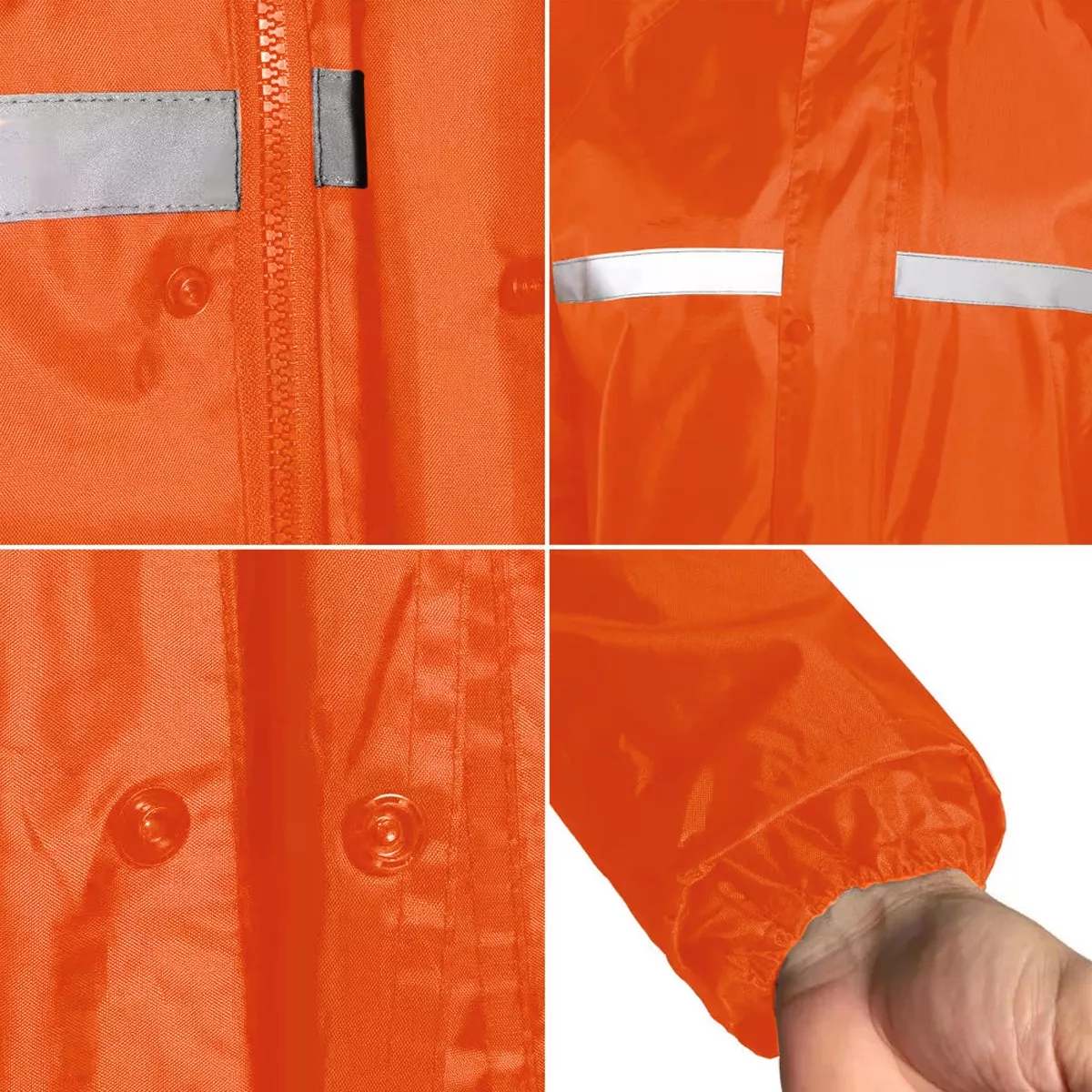 Foto 3 pulgar | Conjunto Impermeable para Motociclista con Reflejante