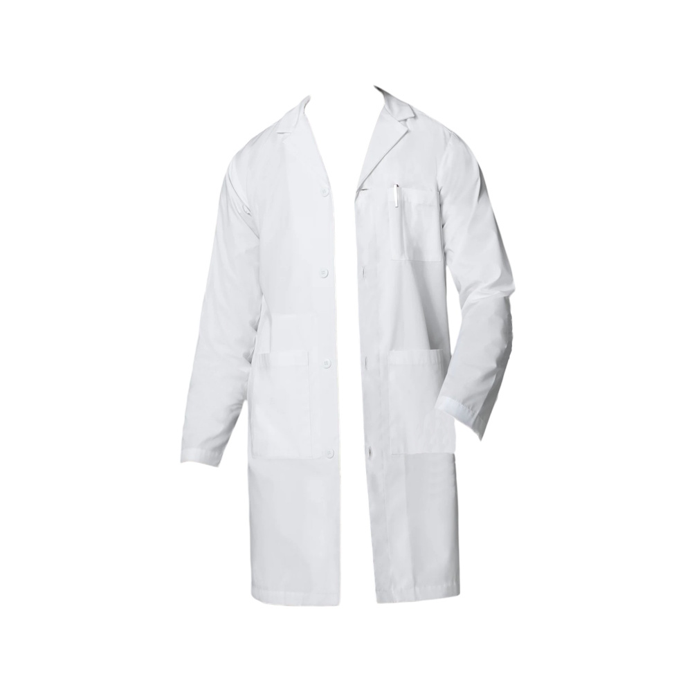 Foto 3 pulgar | Bata Larga Médica Wonderwink Blanca 7302 Ligera Talla G para Hombre