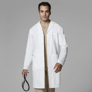 Foto 3 | Bata Larga Médica Wonderwink Blanca 7302 Ligera Talla G para Hombre