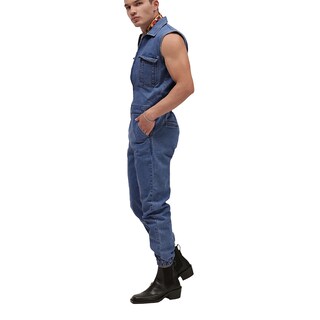 Foto 2 | Mono sin Mangas MCHK de Mezclilla Azul Oscuro para Hombre