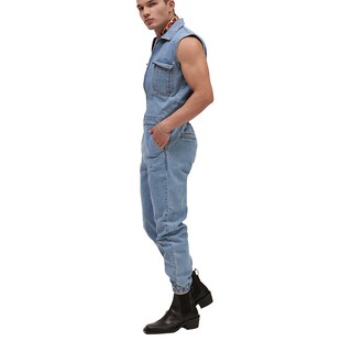 Foto 2 | Mono Sin Mangas MCHK de Mezclilla Azul para Hombre