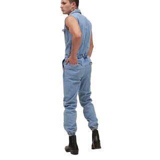 Foto 3 | Mono Sin Mangas MCHK de Mezclilla Azul para Hombre