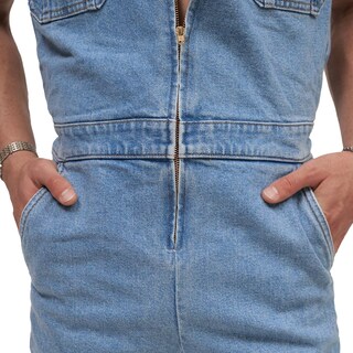 Foto 5 | Mono Sin Mangas MCHK de Mezclilla Azul para Hombre