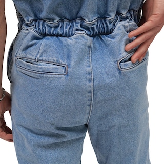 Foto 6 | Mono Sin Mangas MCHK de Mezclilla Azul para Hombre