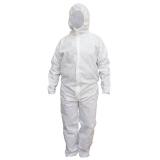 Foto 2 | 5 Pzas Overol Desechable Tipo Tyvek Polipropileno Capucha