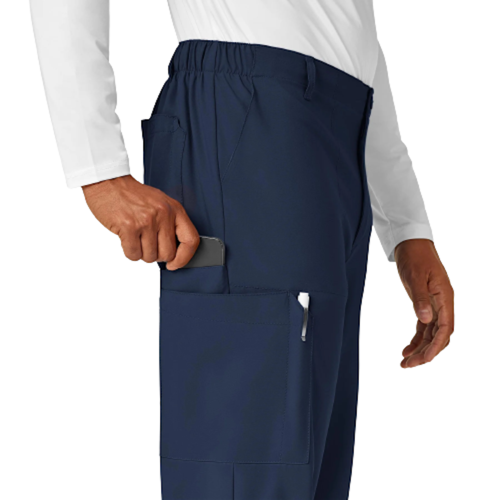 Foto 3 | Pantalón Enfermería Cargo Wonderwink Hombre Azul Marino