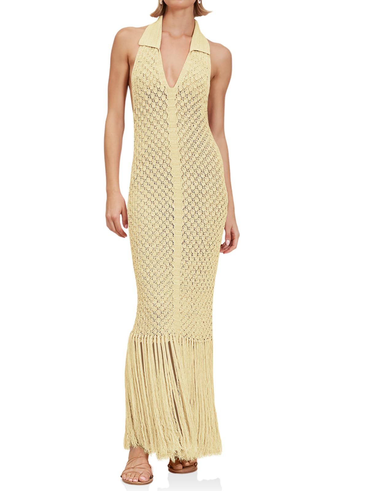 Foto 2 pulgar | Vestido de Playa Saodimallsu para Mujer-Venta Internacional