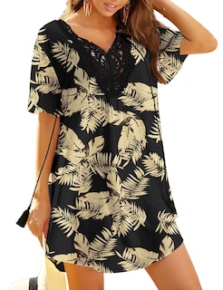 Foto 1 | Vestido de Playa con Cuello en V y Encaje Ekouaer - Venta Internacional
