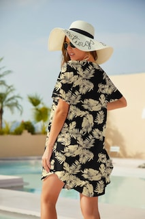 Foto 4 | Vestido de Playa con Cuello en V y Encaje Ekouaer - Venta Internacional