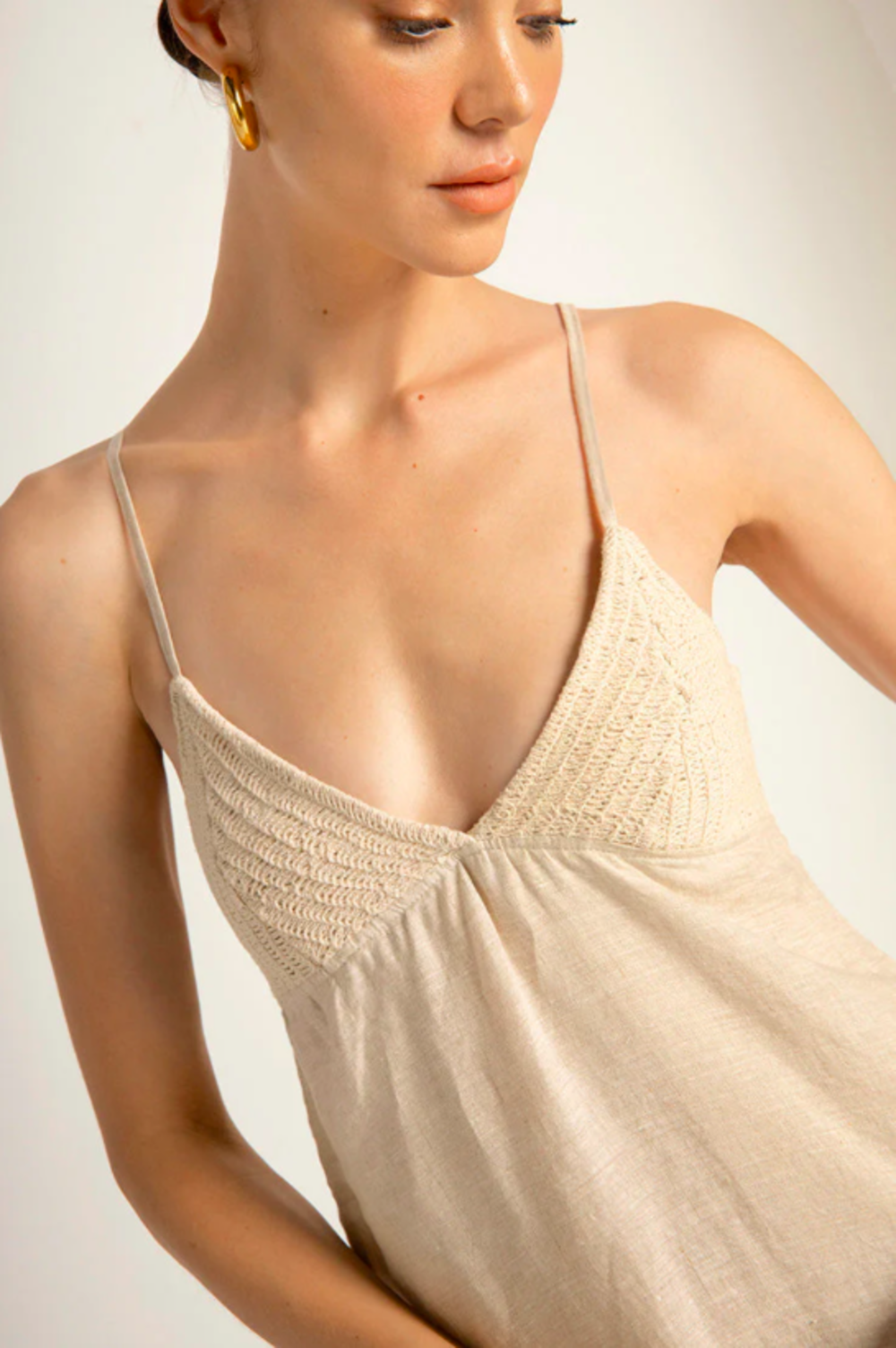 Foto 4 pulgar | Vestido Largo Touche
