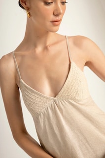 Foto 3 | Vestido Largo Touche
