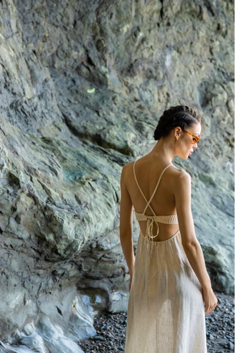 Foto 5 | Vestido Largo Touche