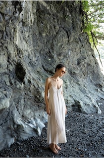 Foto 6 | Vestido Largo Touche