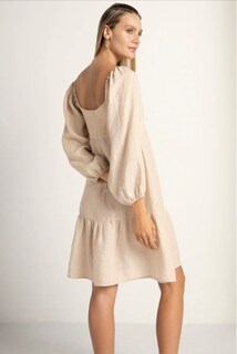 Foto 2 | Vestido Corto Manga Larga Touche