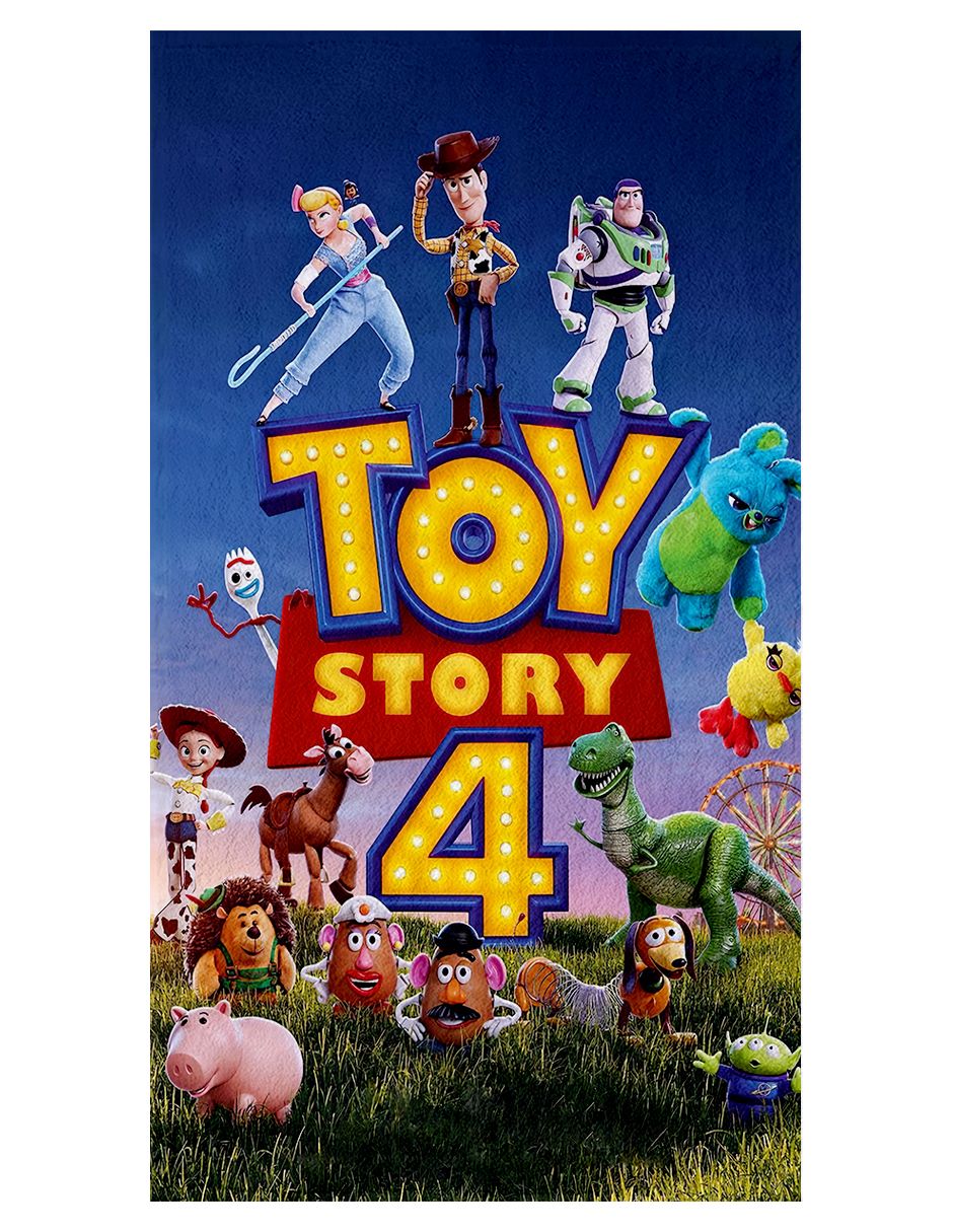 Toalla NubiSuave Toy Story 4 Multicolor