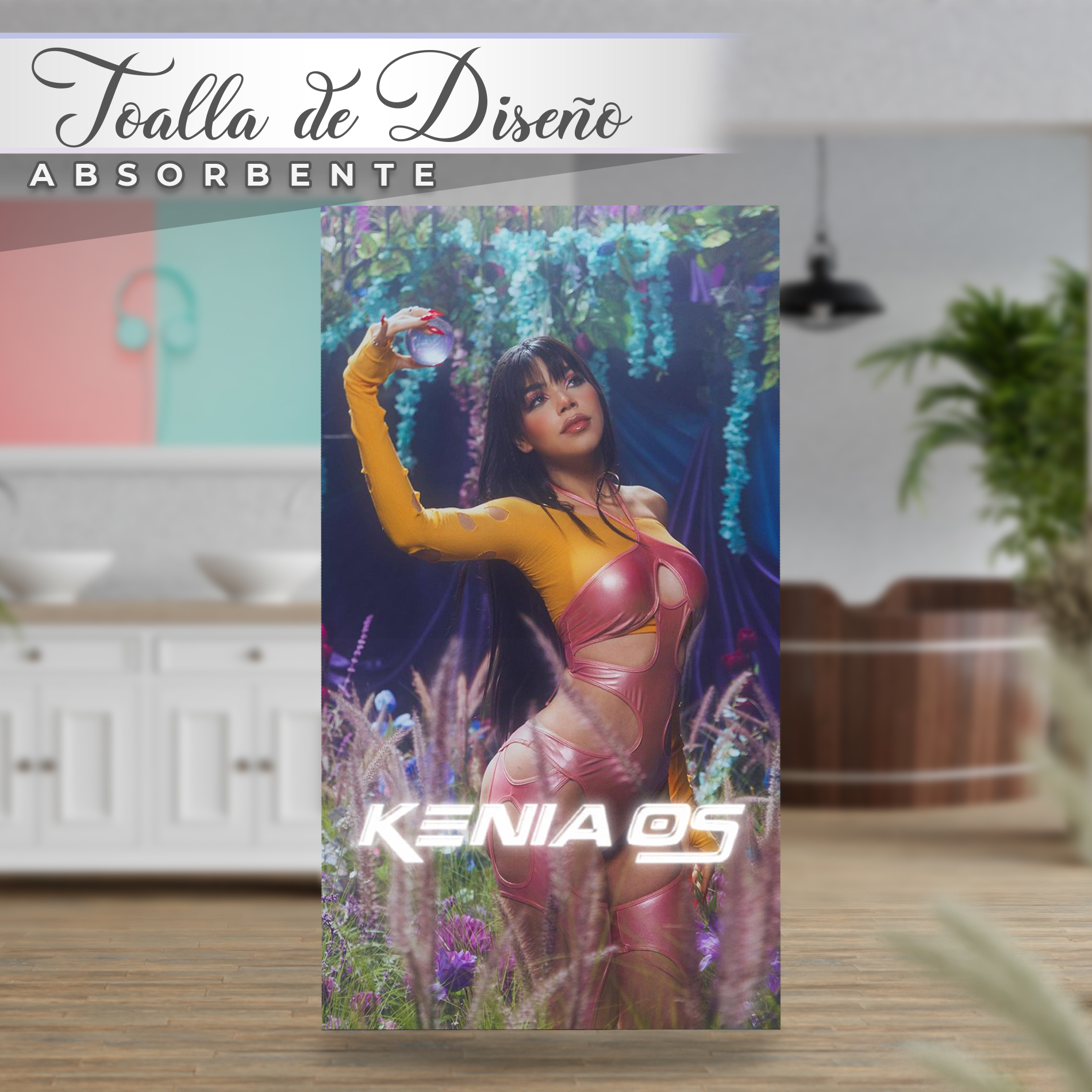 Foto 2 | Toalla de Baño NubiSuave Multicolor - Kenia Os