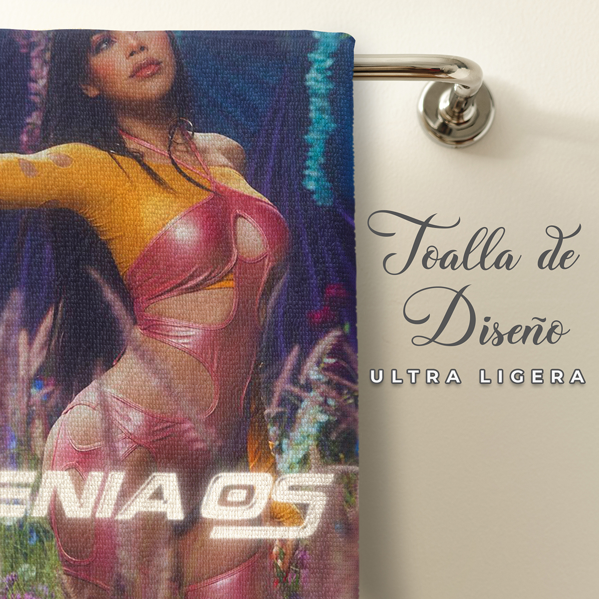 Foto 8 | Toalla de Baño NubiSuave Multicolor - Kenia Os