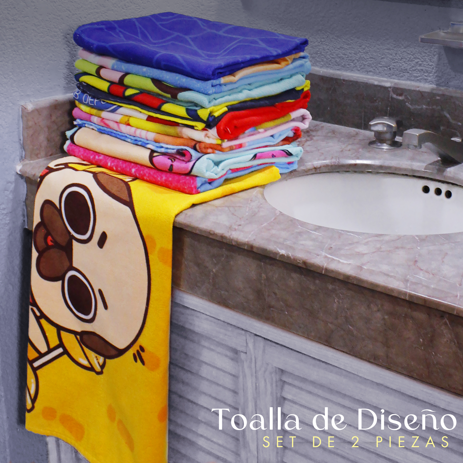 Foto 8 | Toallas de Baño Nubisuave 2 Piezas